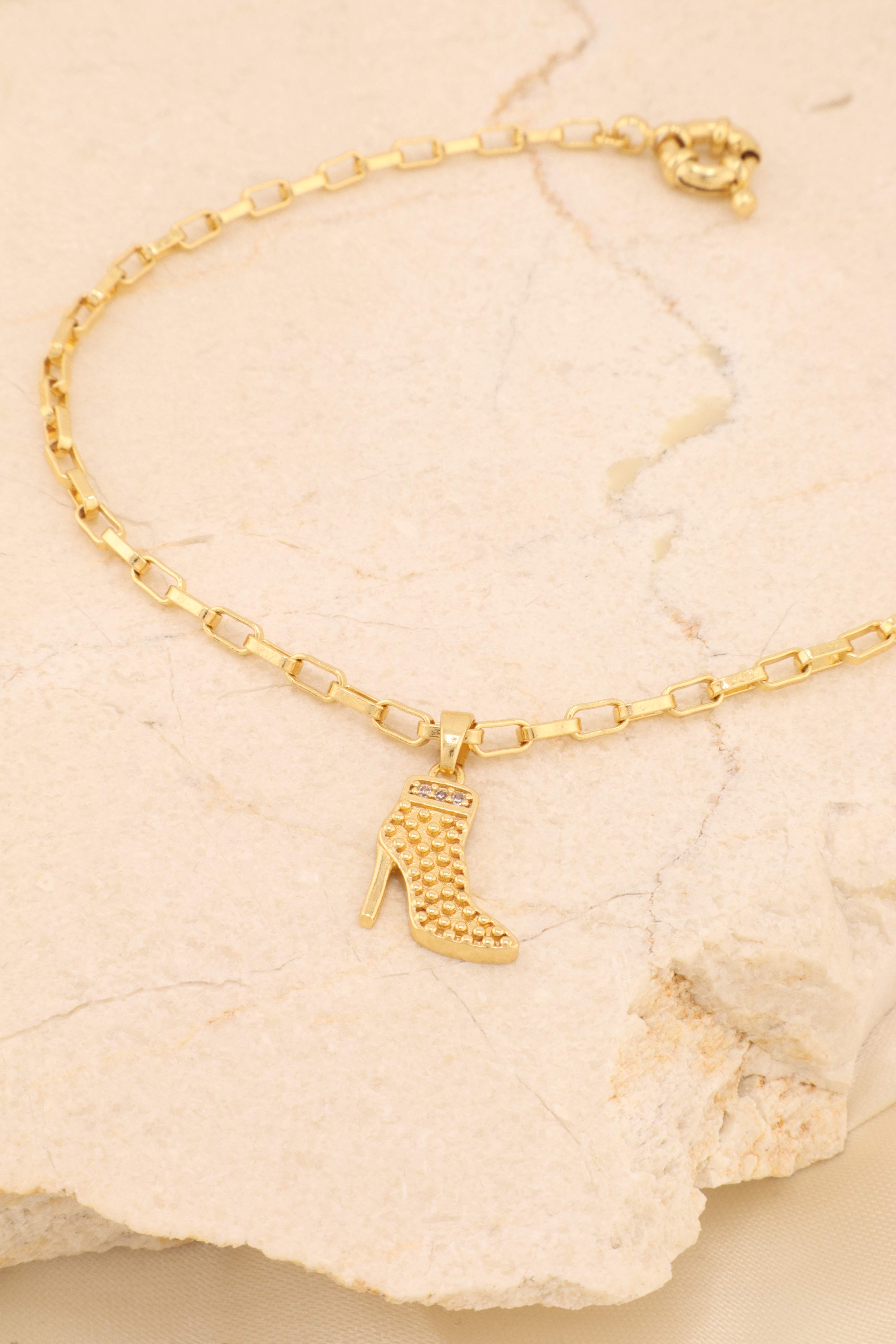 PULSEIRA SALTO ALTO CRAVEJADO