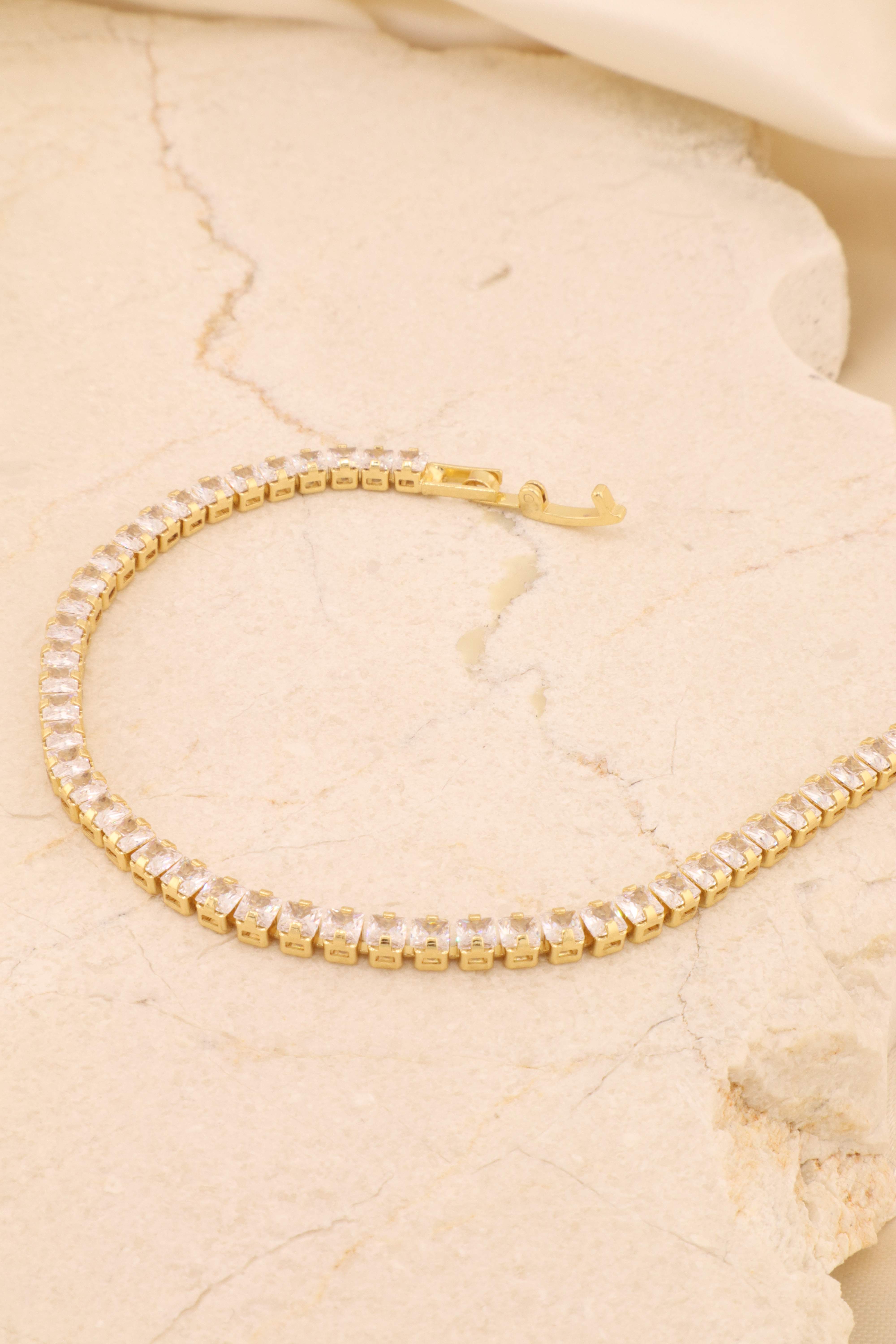 PULSEIRA RIVIERA QUADRADA 19 CM