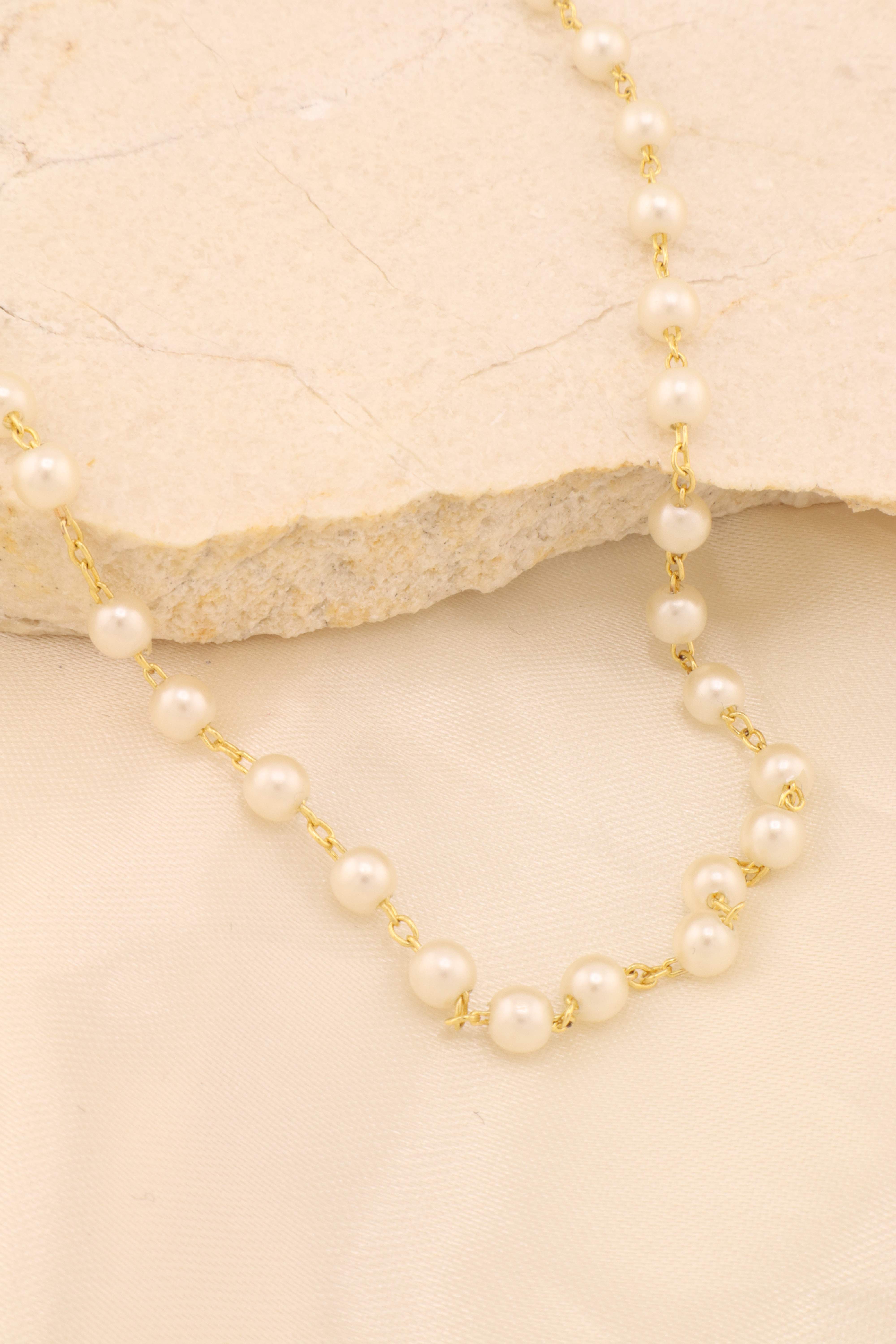 CHOKER PÉROLAS 40CM