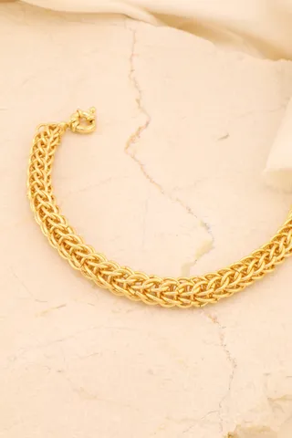 PULSEIRA CORRENTE ELOS TRANÇADOS