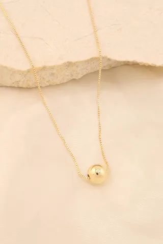 COLAR 45CM ESFERA 8 MM