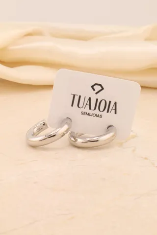 ARGOLA TUBO FINA RÓDIO P