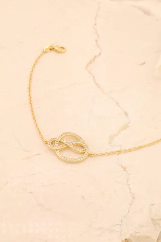 PULSEIRA INFINITO ENTRELAÇADO ZIRC